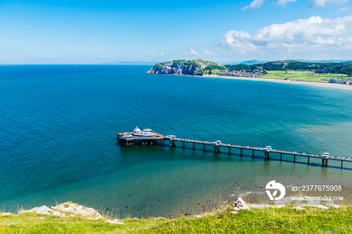 Llandudno Sea Front in North Wales, United Kingdom