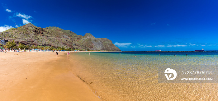 Playa de Las Teresitas beach, Tenerife, Spain, Canary Islands