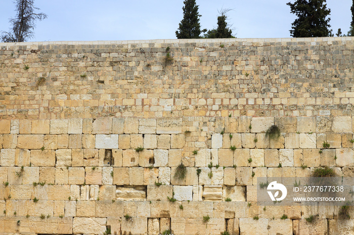 The top of wailing wall