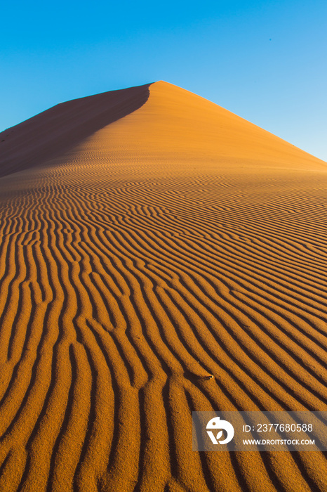 Sand ripples at Sossusvlei Namibia