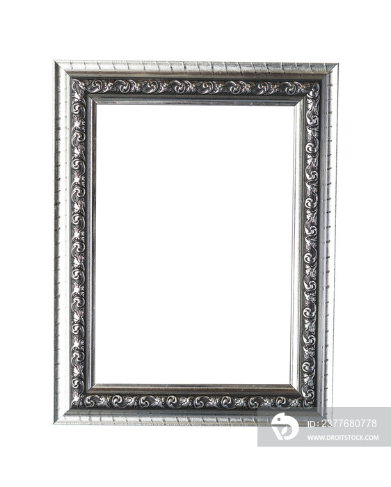 Antique silver picture frame
