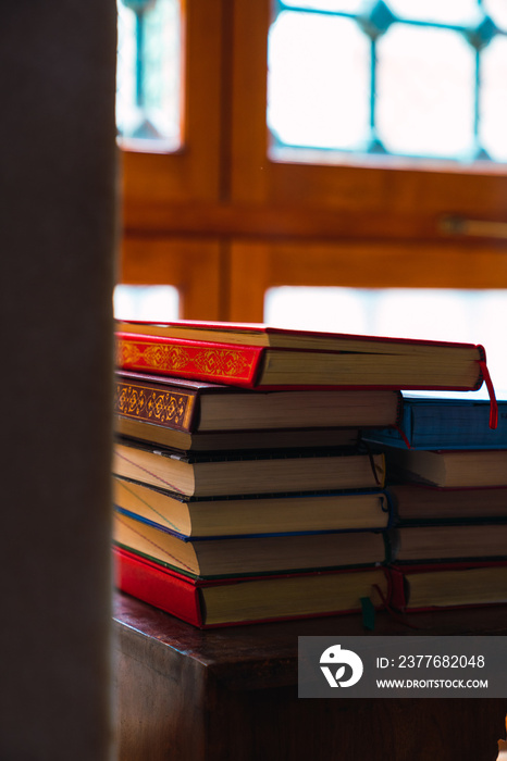 Books in mosque library