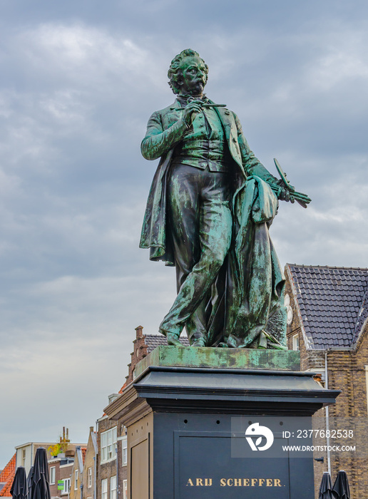 Dordrecht, Netherlands -  Scheffer monument