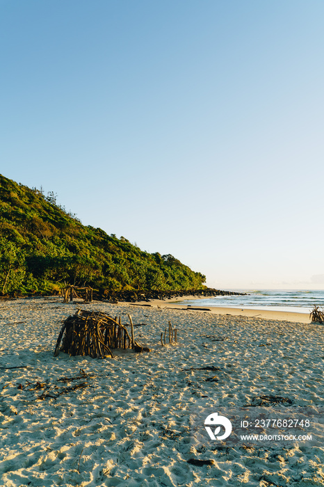 Burleigh headland hut