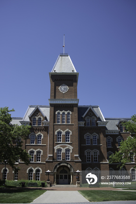 Tower at Ohio State with Blue Sky.