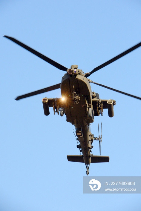 Apache Military Helicopter