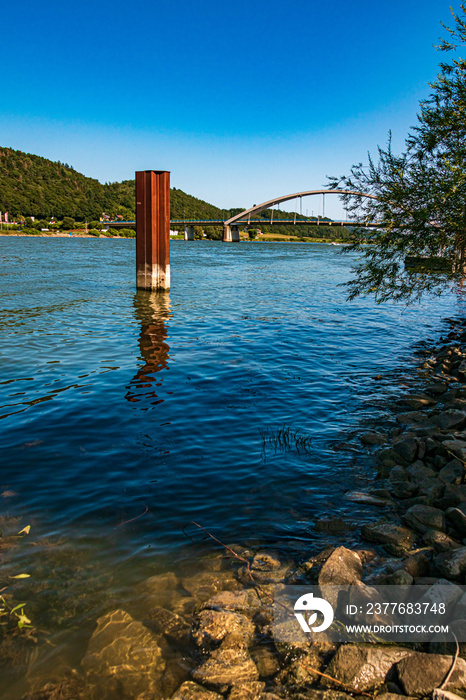 Beautiful view at Vilshofen, Danube, Bavaria, Germany