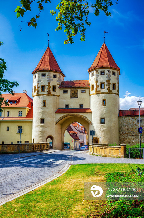 Nabburger Tor von Amberg in der Oberpfalz, Bayern