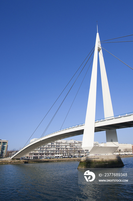 Bridge in Le Havre, Seine-Maritime department, France