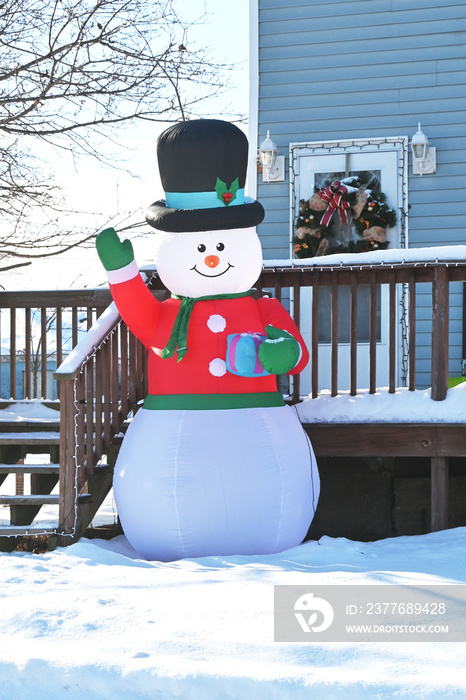 Inflatable Snowman