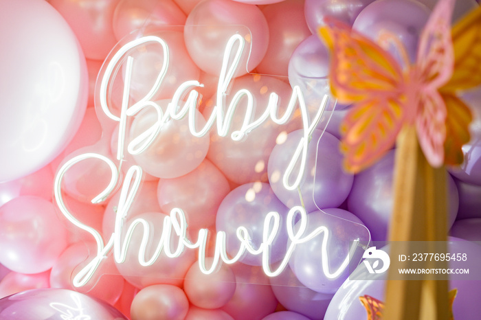 baby shower sign decoration