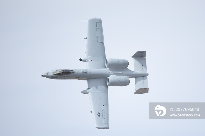 Close view of an A-10 Thunderbolt II