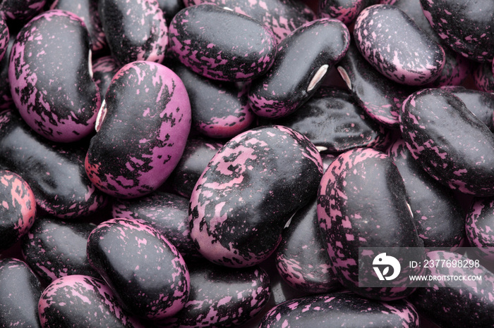 Texture of Scarlet runner beans, phaseolus coccineus.Background of Scarlet runner ,beans.Cocnept textures of legumes.