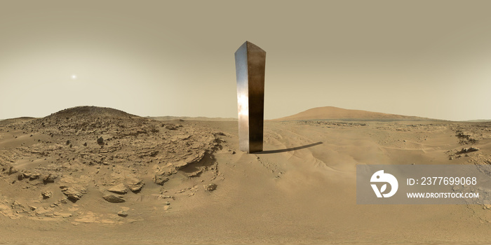 Mysterious monolith pops up on Mars