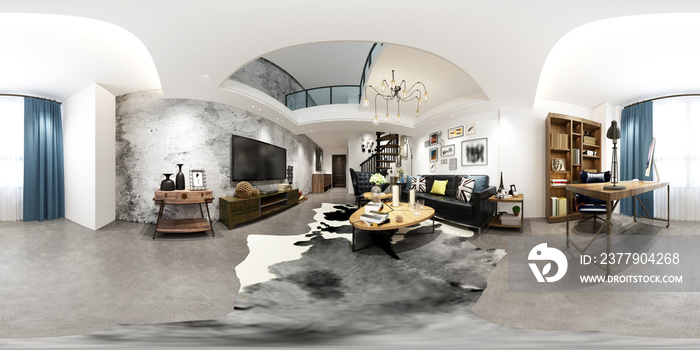 360度家居室内客厅