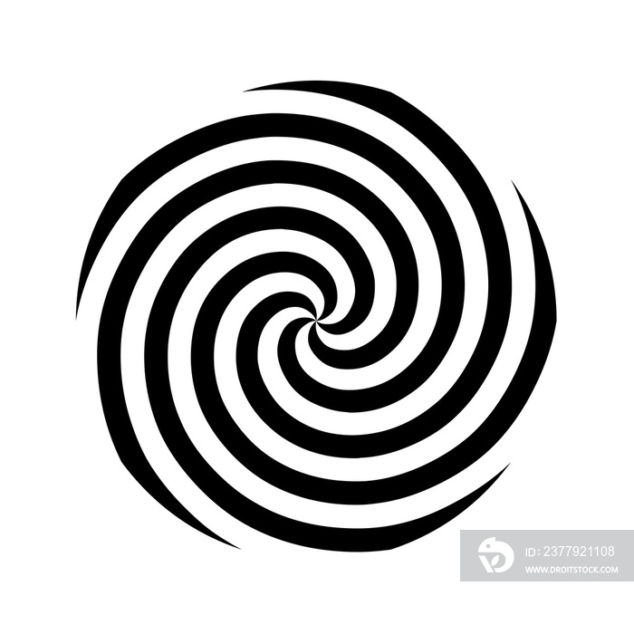 Hypnotic spiral icon