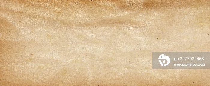 Old brown paper parchment background design with distressed vintage stains and ink spatter and white