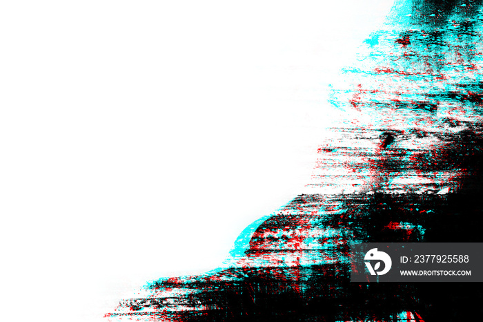 Abstract photocopy texture background, Color double exposure, Glitch