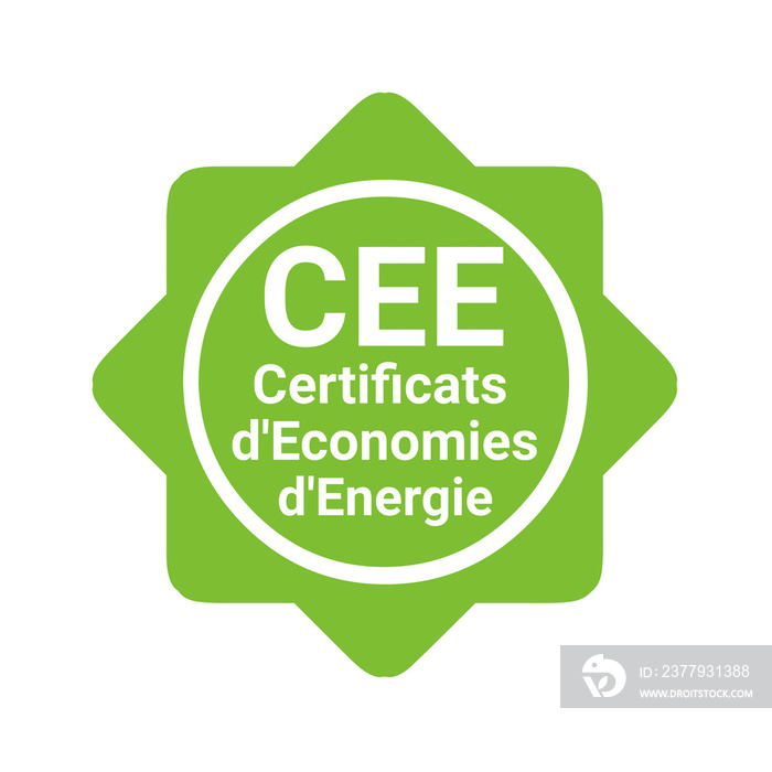 Certificats déconomies dénergie symbole