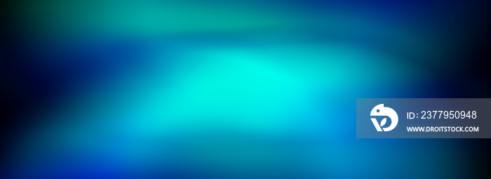 Blue gradient horizontal abstract illustration backdrop wallpaper. Light blue panorama background.