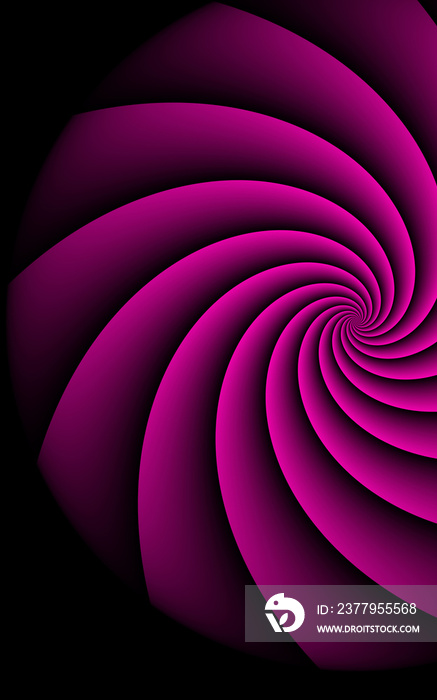 Colorful swirl graphic background 3d render illustration