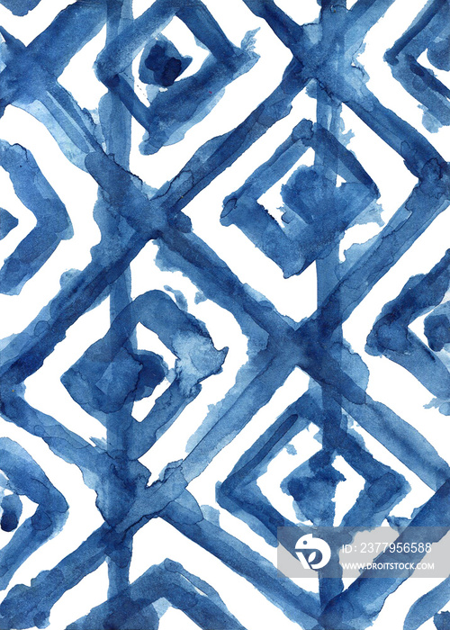 Indigo navy blue pattern abstract grunge and splash watercolor beautiful shibori tie dye paint Textu