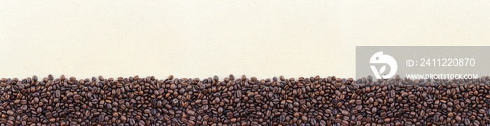 coffee beans on paper texture