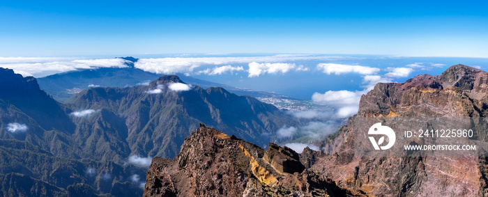 Panorámica Roque de los Muchachos, La Palma, Islas Canarias