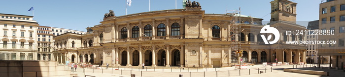 Handelskammer in Hamburg behind Rathaus - Public Building