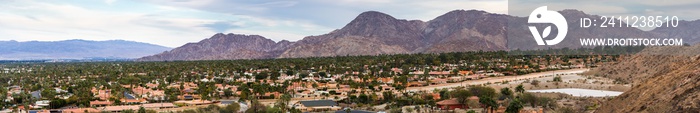 Panoramic view of Palm Desert, Coachella Valley, California