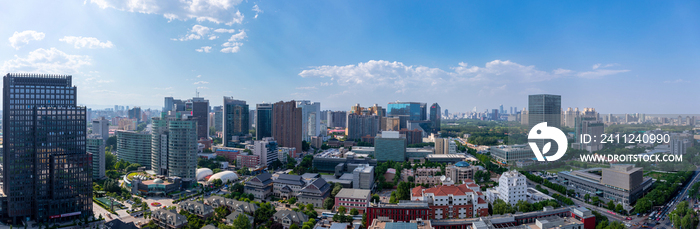 北京城市景观全景