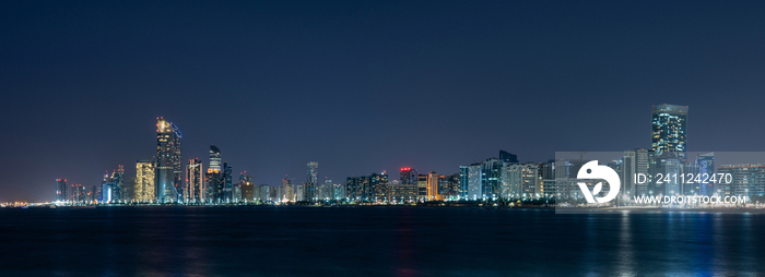 迪拜城市夜景