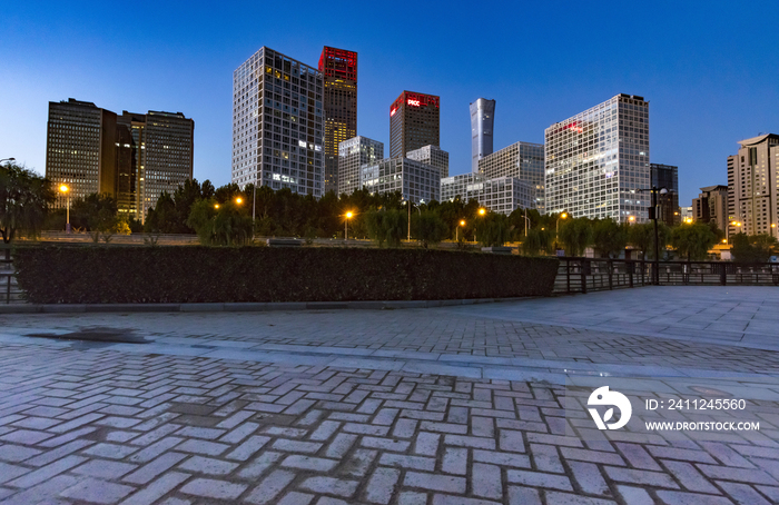 北京CBD SOHO夜景