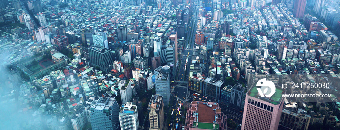 Cityscape of Taipei city