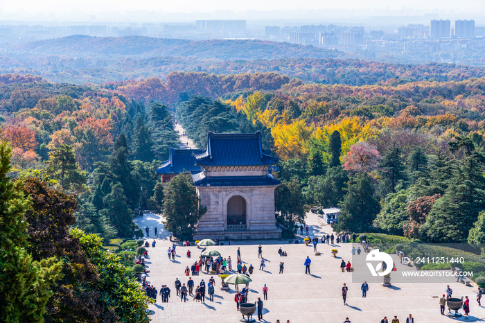 南京中山陵碑亭