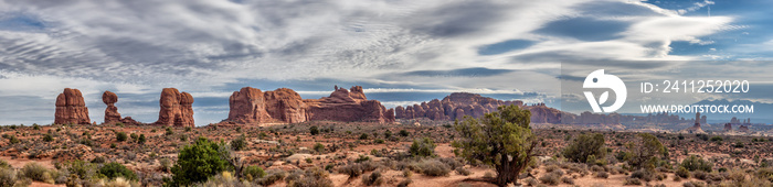 Capitol Reef National monument panorama, Utah