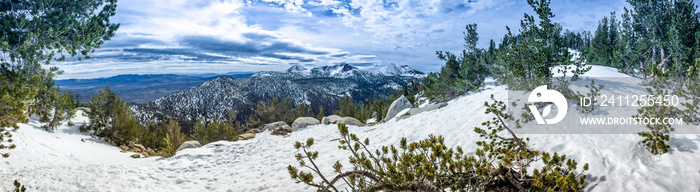 Lake Tahoe in winter