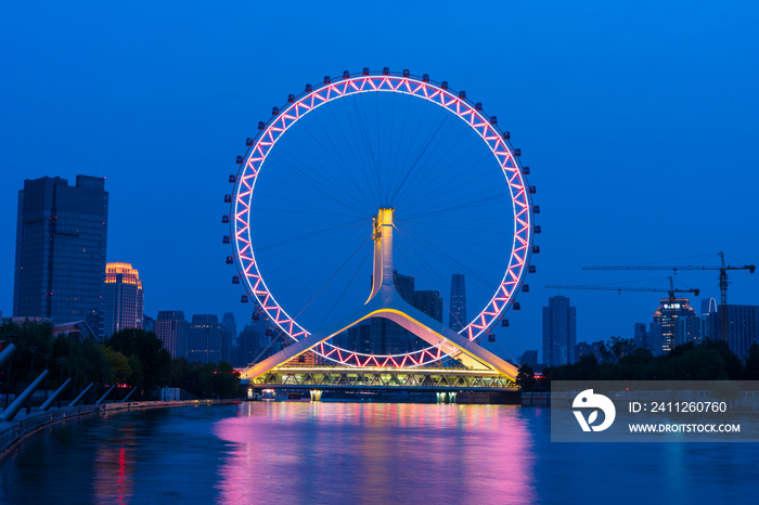 天津城市夜景