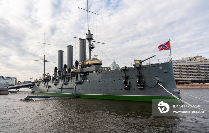 圣彼得堡涅瓦河阿芙乐尔号巡洋舰