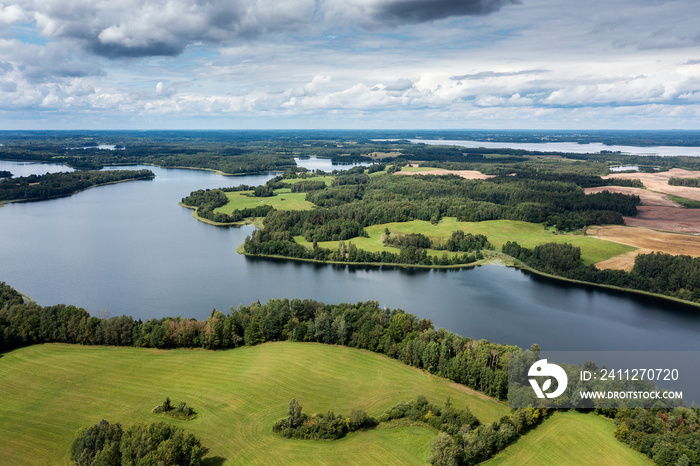 Dridzis lake in eastern Latvia.