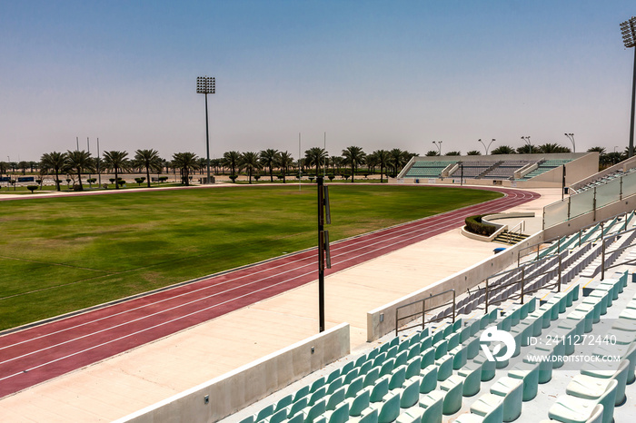 The stadium in the campus of the King Abdullah University of Science and Technology, Thuwal, Saudi Arabia