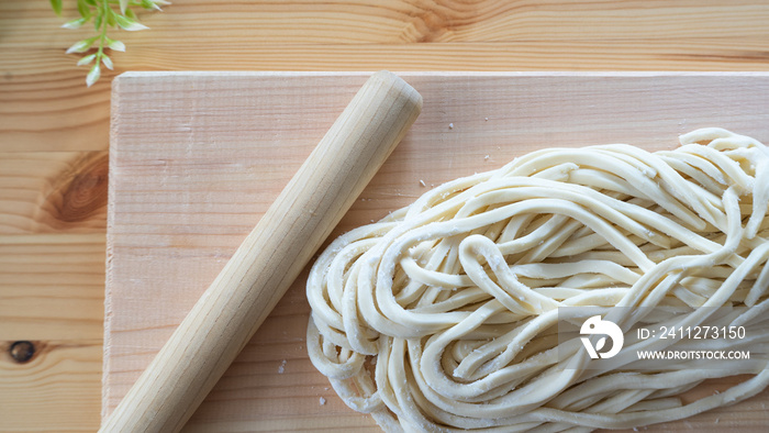 日本食のうどん。うどんヌードル。