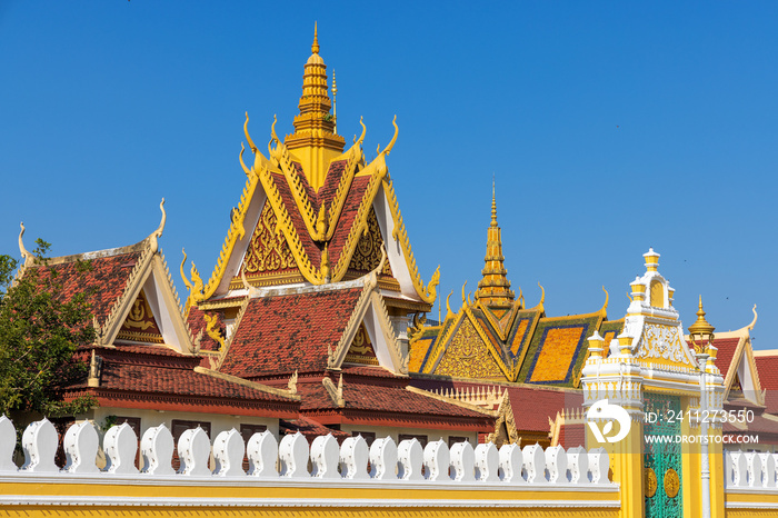 Royal Palace in Phnom Penh, Cambodia