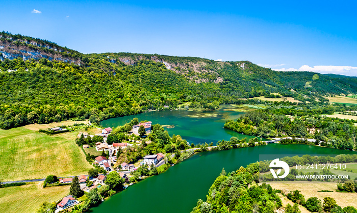 Gorge of the Ain river in France