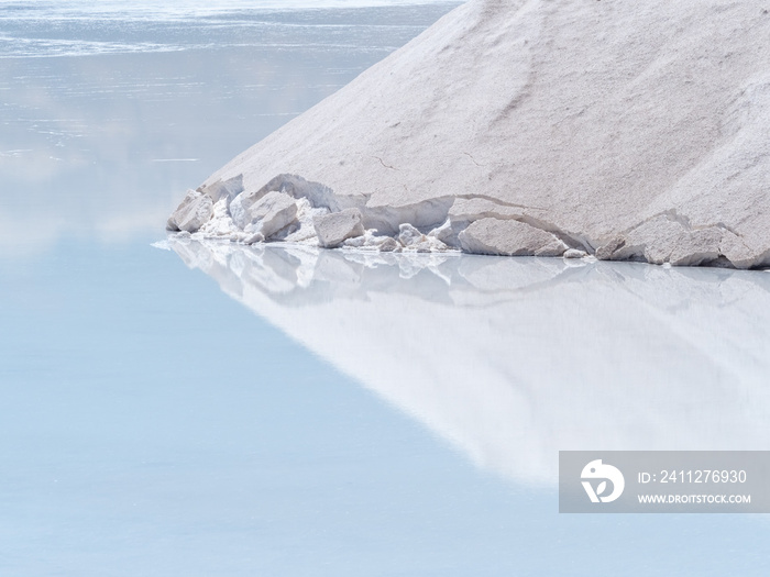 Salinas Grandes, a huge salt flat in Jujuy and Salta, Argentina. Its lithium, sodium and potassium mining potential faces opposition from indigenous communities and environmental activists.