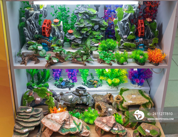 Fish Tank Plants Decor