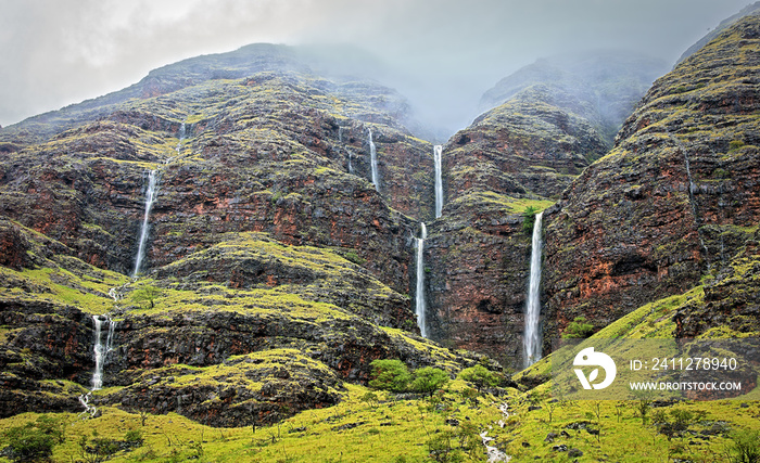 Cascades of Makaha Valley