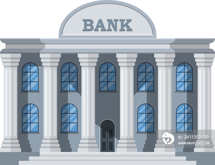 Bank elements clipart design illustration