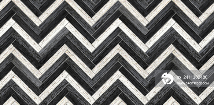 Seamless texture of wood parquet (herringbone). Wall & Floor natural pattern