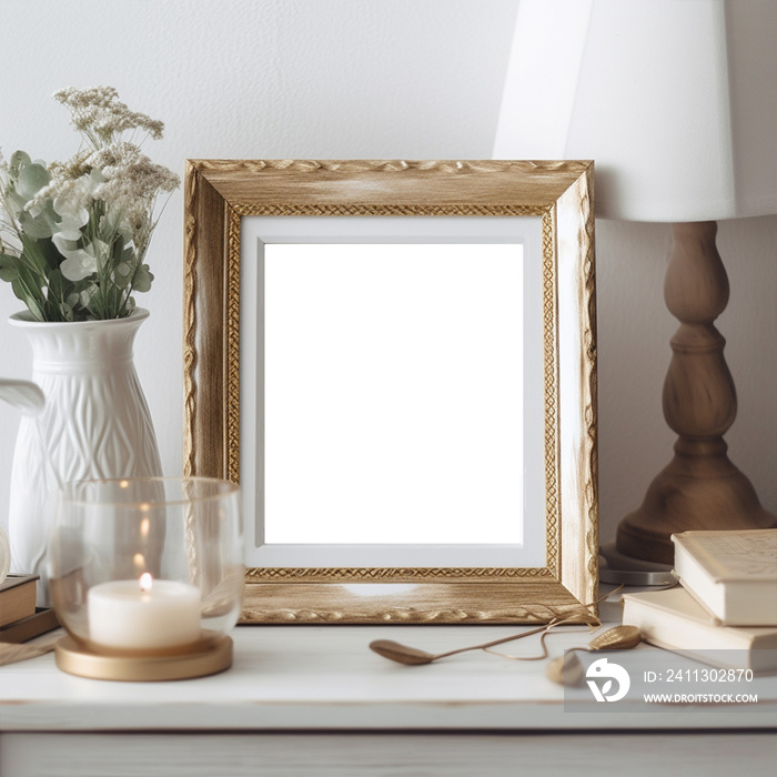 Portrait Photo Frame Mockups, Rustic Style frame